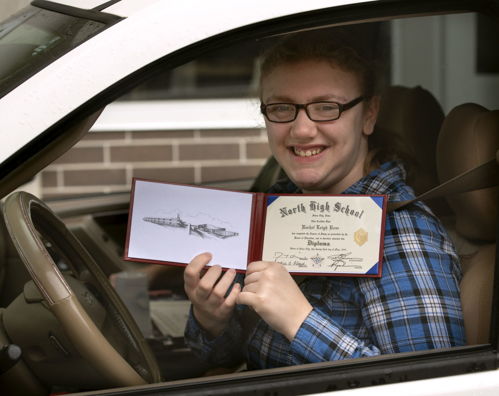 COVID-19 drive through diplomas 2